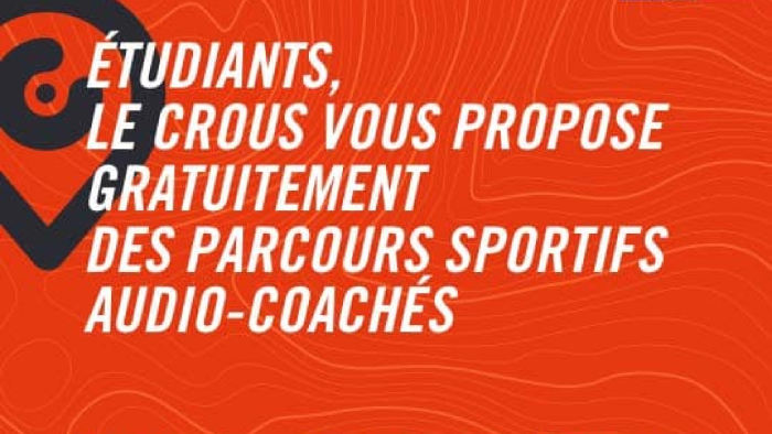 Les parcours sportifs audio-coachés du Crous 1 parcours auto coach