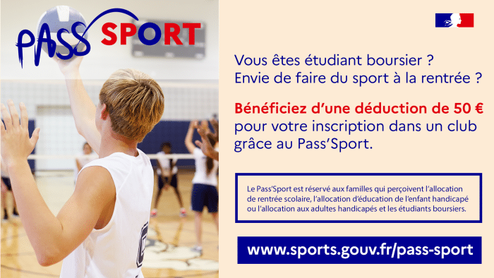 Dispositif Pass'Sport saison 2023/2024 1 PassSport2022VisuelTV Boursier