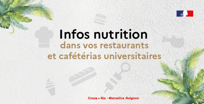 Infos Nutrition : toutes les infos nutritionnelles de vos repas avec le Crous 1 Infos nutrition 785x355 1