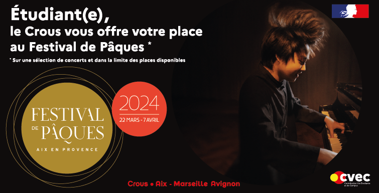 Festival de Pâques 2025 - Crous Aix-Marseille Avignon