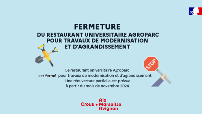 Fermeture agroparc site internet 2024