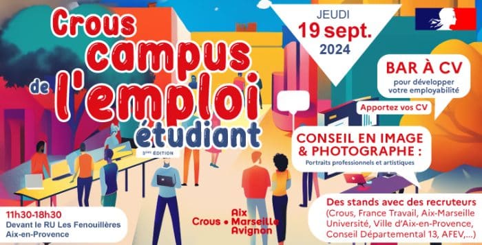 Crous Campus de l'Emploi Étudiant - 3ème édition 1 Campus emploi visuel 755x385 1